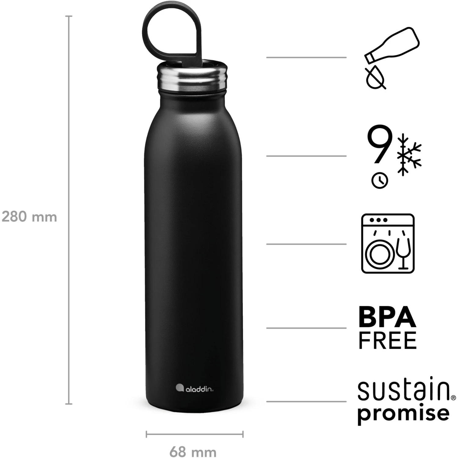 Aladdin Chilled Thermavac 550 Ml - Thermo-Trinkflasche 2 Aladdin Chilled Thermavac 550 Ml - Thermo-Trinkflasche – Bild 2