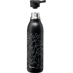 Aladdin CityLoop Thermavac 600 Ml - Thermo-Trinkflasche -Trangian Verkaufe aladdin cityloop thermavac 600 ml thermo trinkflasche lava schwarz print ala 10 10870 008 56