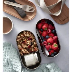 Black+blum Stainless Steel Bento Box - Proviantdose -Trangian Verkaufe black blum stainless steel bento box proviantdose bbl bam bt l016 1