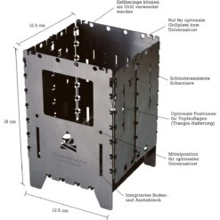 Bushcraft Essentials Bushbox XL Titanium - HOBO Kocher -Trangian Verkaufe bushcraft essentials bushbox xl titanium hobo kocher bce 037 2