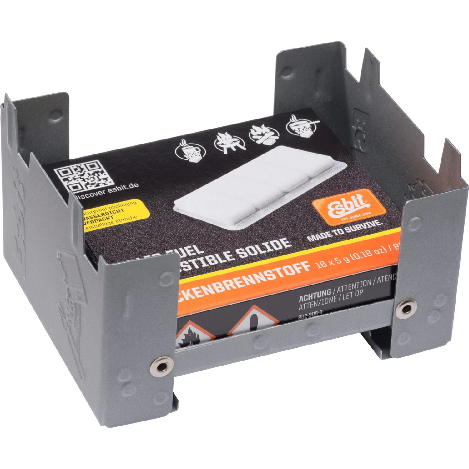 Esbit Pocket Stove Small 16x5 G - Taschenkocher 1 Esbit Pocket Stove Small 16x5 G - Taschenkocher