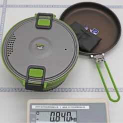 GSI Escape Set - Faltbarer Kochtopf Und Pfanne -Trangian Verkaufe gsi escape set faltbarer kochtopf und pfanne green 50236 2