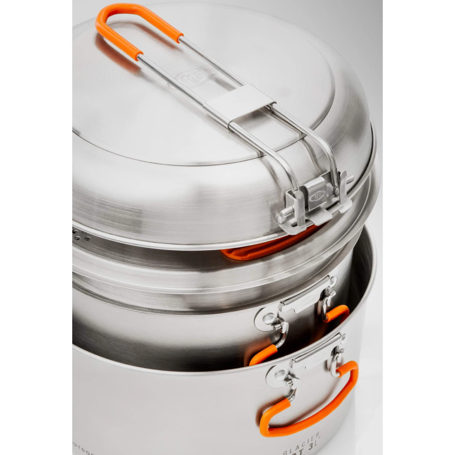 GSI Galcier Stainless Base Camper Medium Set - Kochset 6 GSI Galcier Stainless Base Camper Medium Set - Kochset – Bild 6