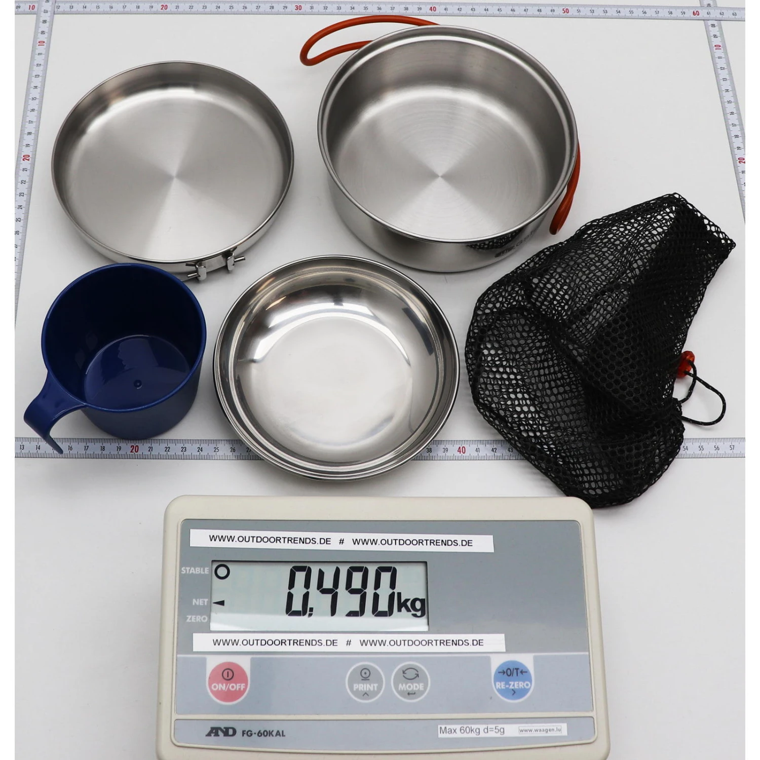 GSI Glacier Stainless 1 Person Mess Kit - Kochset 2 GSI Glacier Stainless 1 Person Mess Kit - Kochset – Bild 2