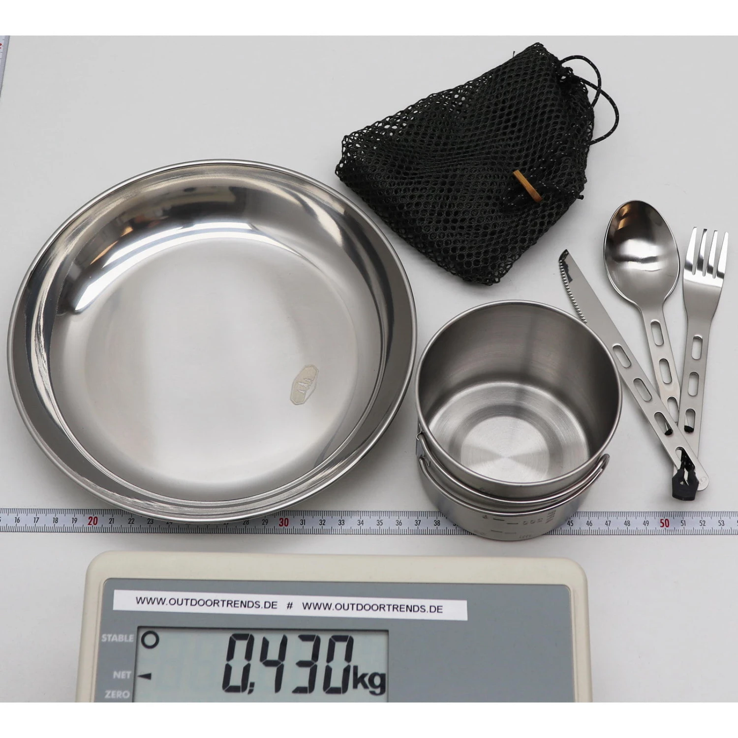 GSI Glacier Stainless Steel 1 Person Set - Geschirrset 4 GSI Glacier Stainless Steel 1 Person Set - Geschirrset – Bild 4