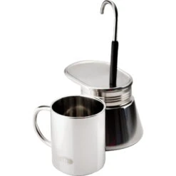 GSI Mini Espresso Set 4 Cup - Espressokocher -Trangian Verkaufe gsi mini espresso set 4 cup espressokocher 65105 2