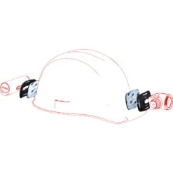 Ledlenser Helmet Connecting Kit Type H - Helmhalterung -Trangian Verkaufe ledlenser helmet connecting kit type h helmhalterung zb 502314 0