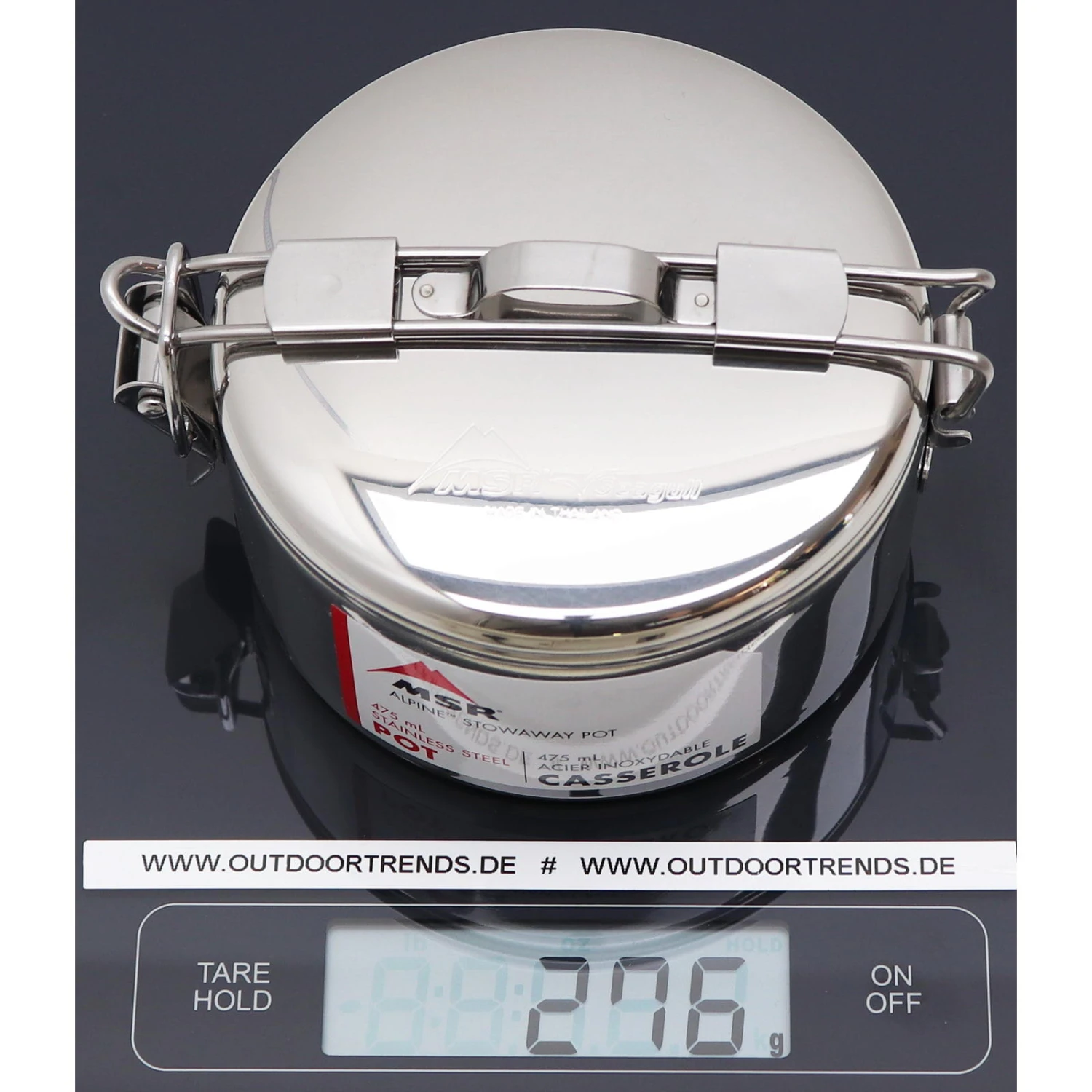 MSR Alpine Stowaway Pot 475 Ml - Edelstahl-Topf 5 MSR Alpine Stowaway Pot 475 Ml - Edelstahl-Topf – Bild 5