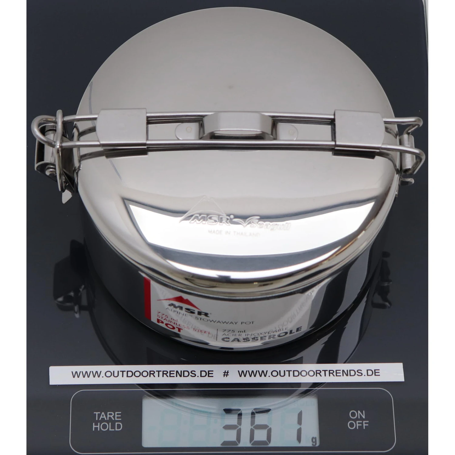 MSR Alpine Stowaway Pot 775 Ml - Edelstahl-Topf 5 MSR Alpine Stowaway Pot 775 Ml - Edelstahl-Topf – Bild 5