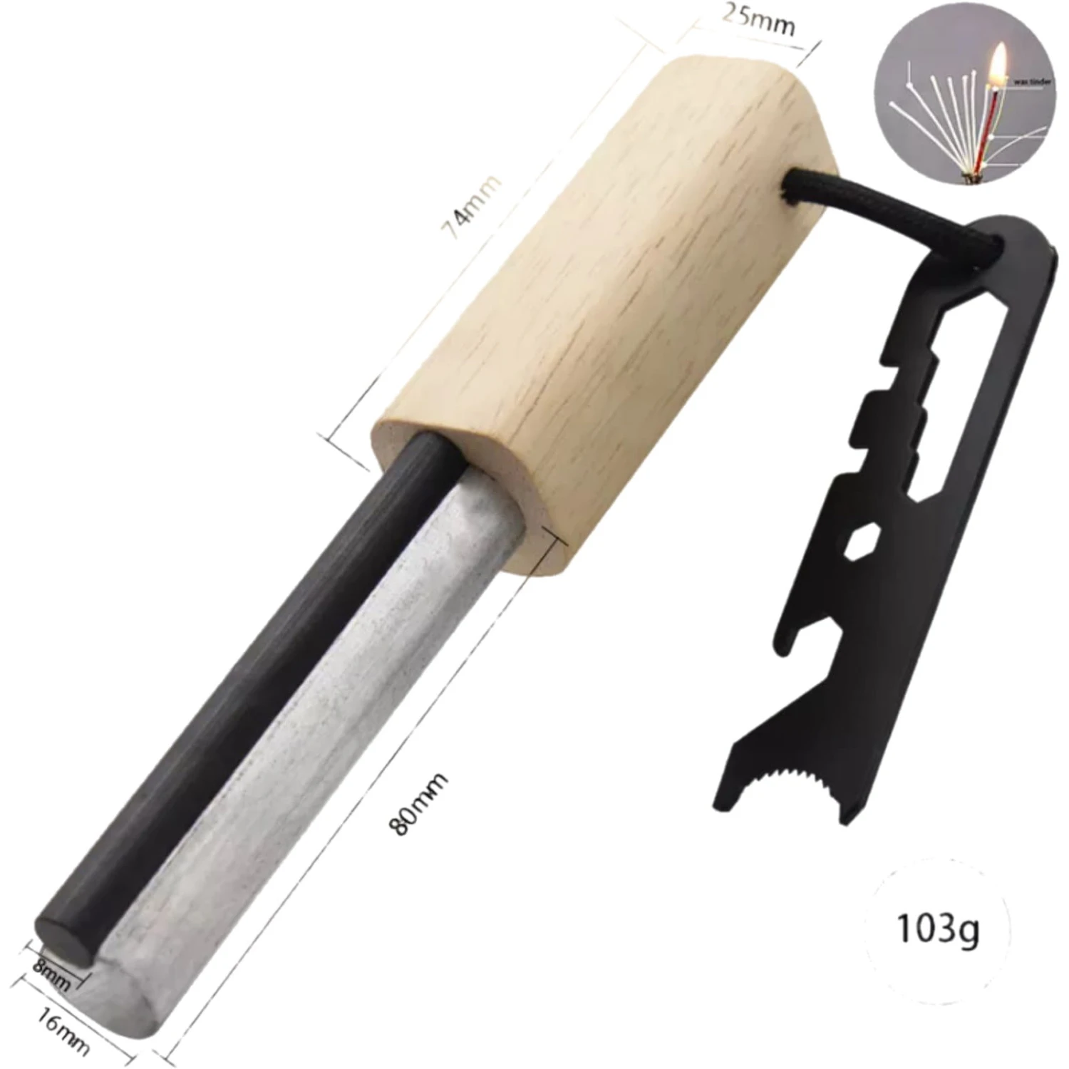 Origin Outdoors Zündstahl Striker 2 In 1 3 Origin Outdoors Zündstahl Striker 2 In 1 – Bild 3