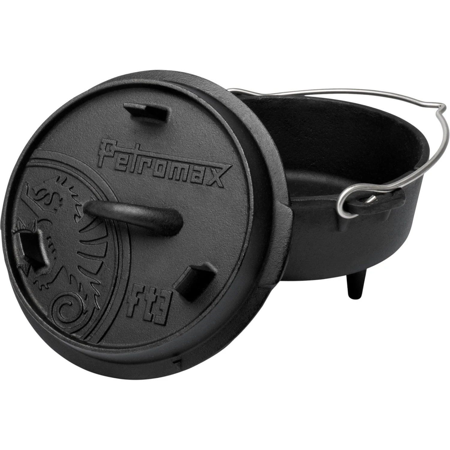 Petromax Feuertopf Ft3 Mit Füßen - Dutch Oven 1 Petromax Feuertopf Ft3 Mit Füßen - Dutch Oven