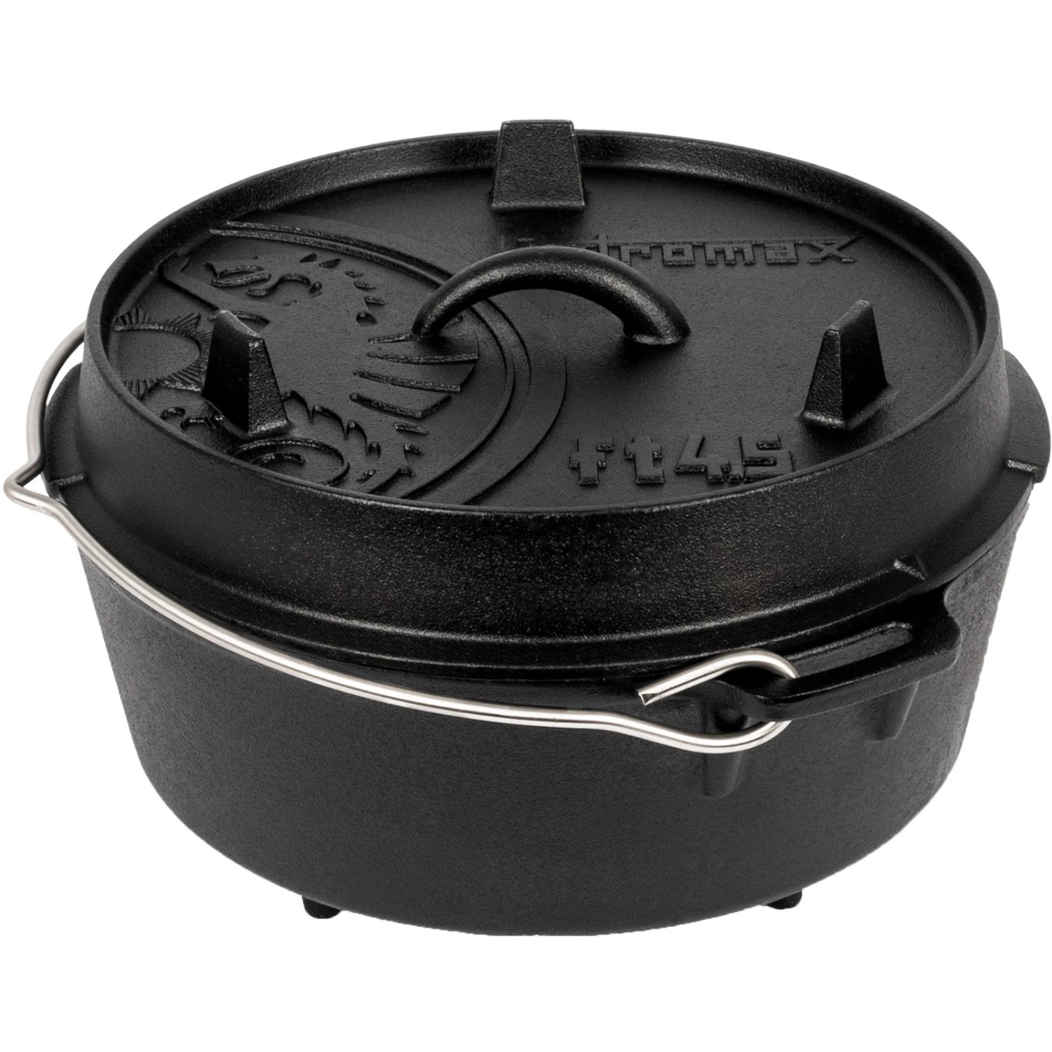 Petromax Feuertopf Ft4.5 Mit Füßen - Dutch Oven 2 Petromax Feuertopf Ft4.5 Mit Füßen - Dutch Oven – Bild 2