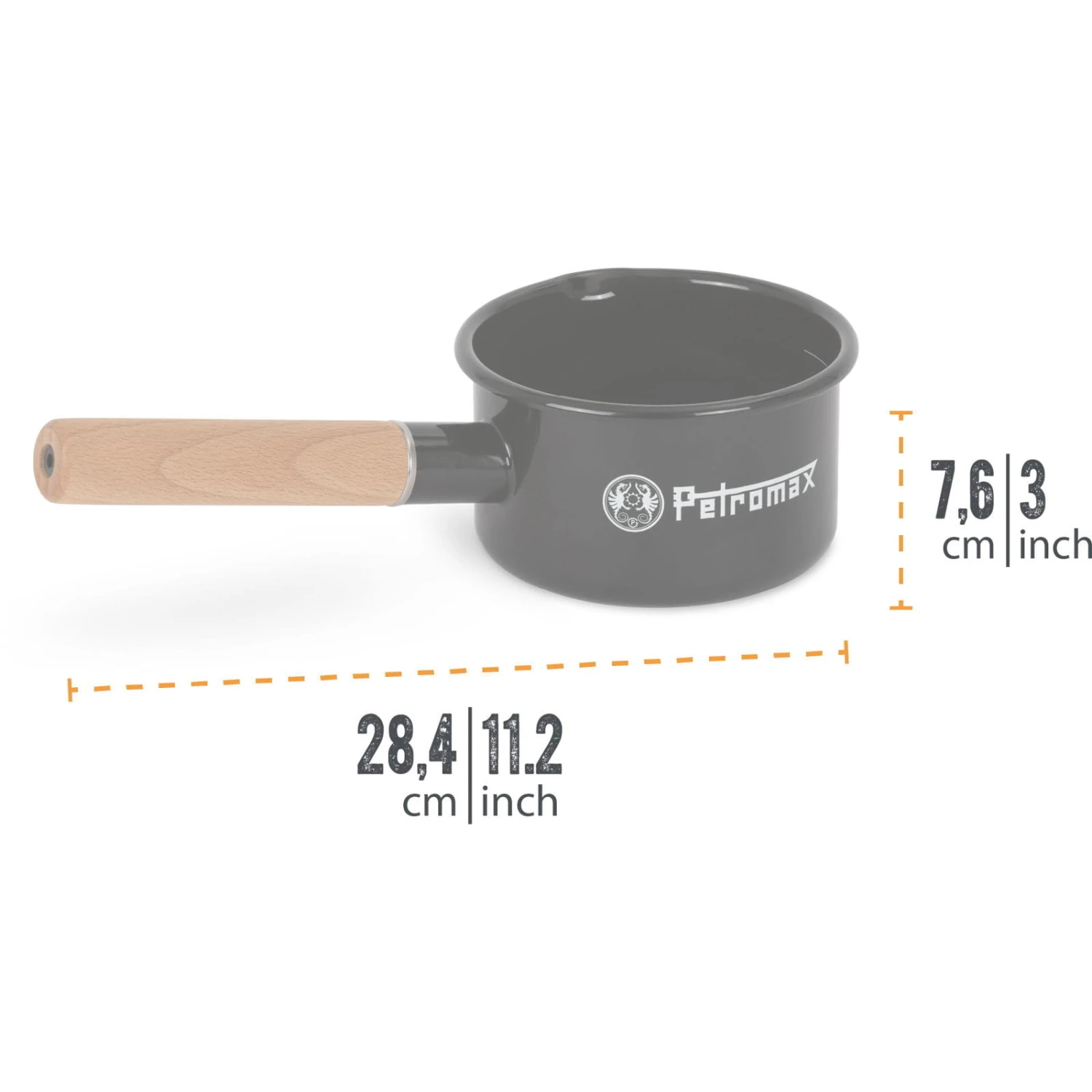 Petromax Panen 0.5 - Emaille Stieltopf 4 Petromax Panen 0.5 - Emaille Stieltopf – Bild 4